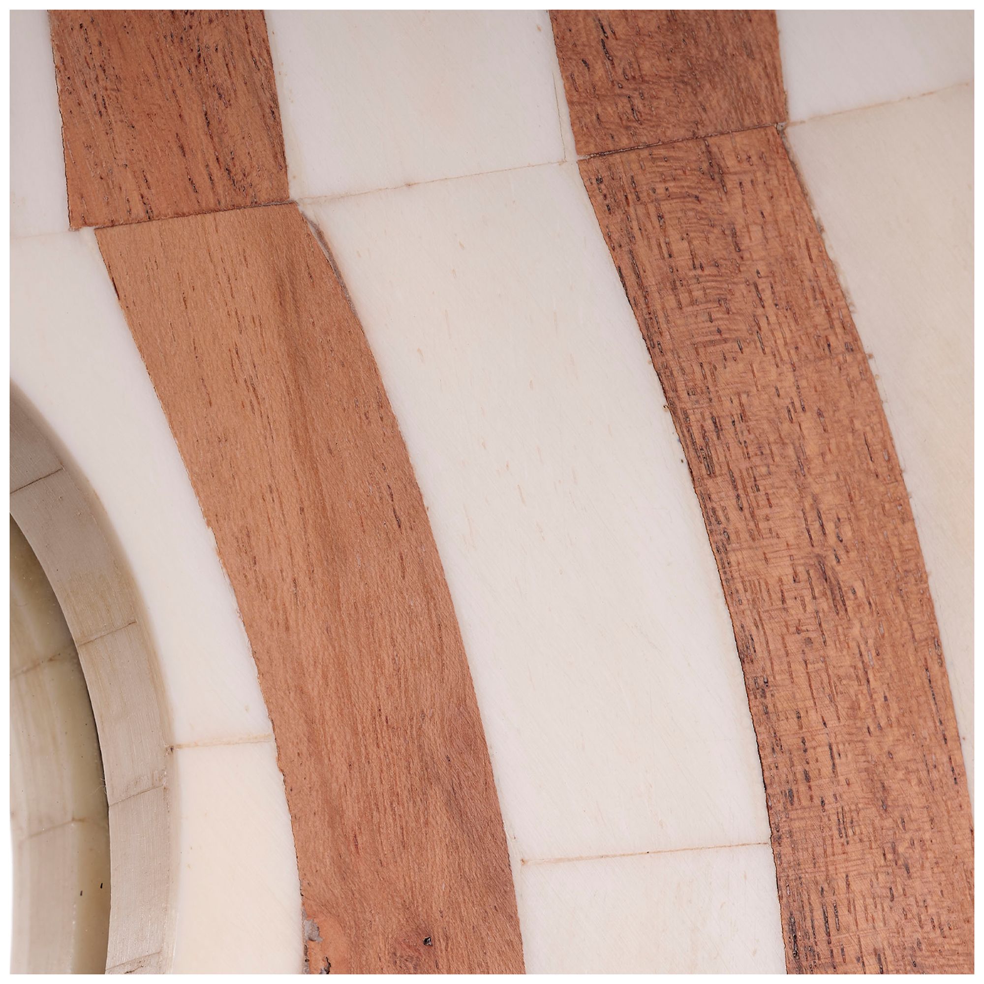 Image 4 Jamie Young Bardot 60" Wood & Buffalo Bone Arch Wall Mirror more views