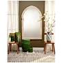 6_Jamie Young Bardot 60" Wood & Buffalo Bone Arch Wall Mirror more views