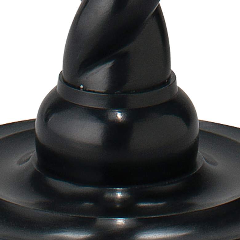 Image 4 Jamie Young Barley 65" High Twist Base Black Floor Lamp more views