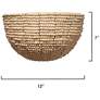 4_Jamie Young Barnacle 1-Light Beaded Demi Lune Wall Sconce more views
