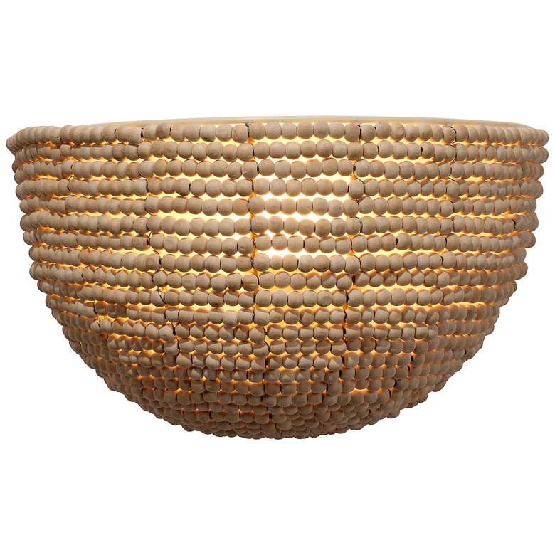 Image 6 Jamie Young Barnacle 1-Light Beaded Demi Lune Wall Sconce more views