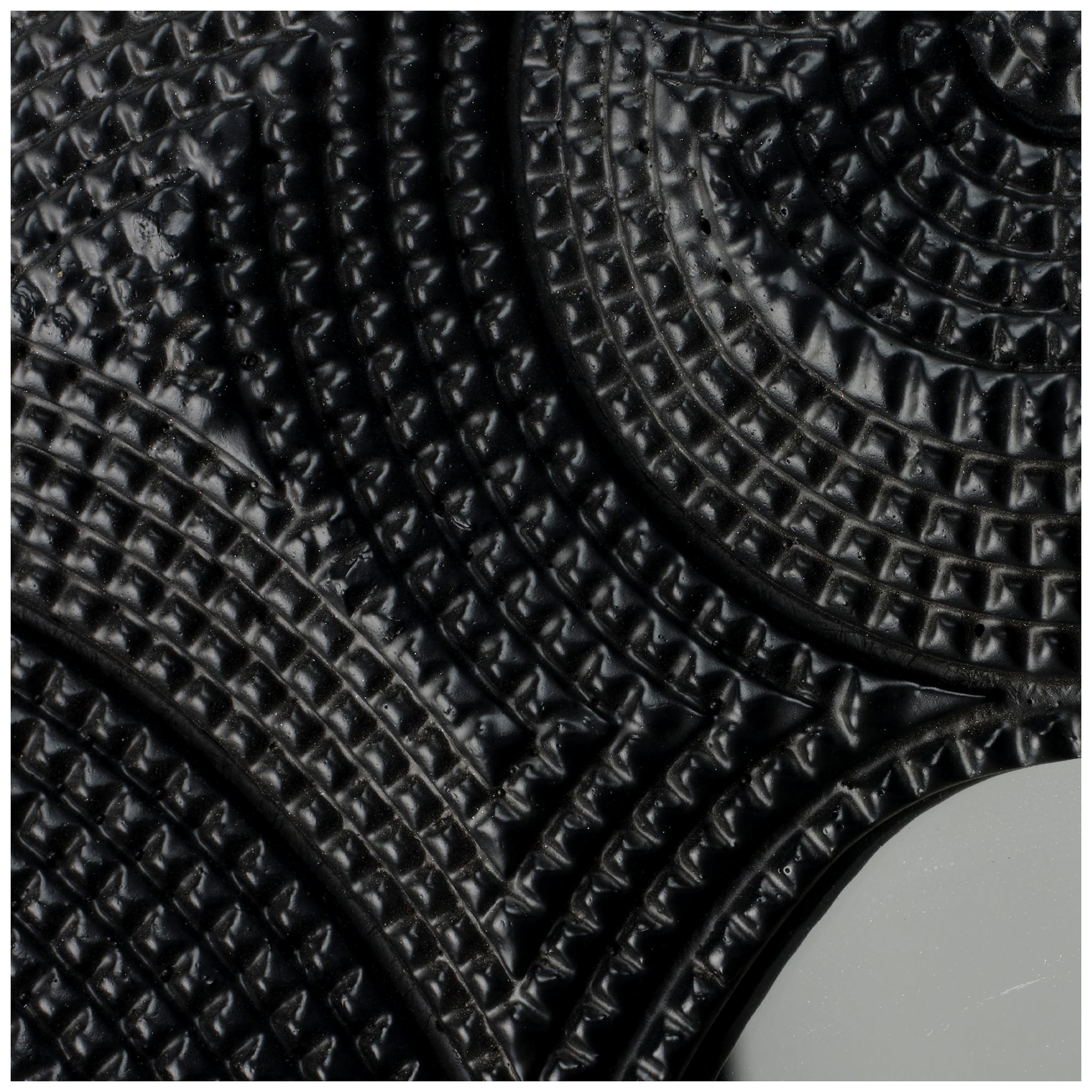 Image 4 Jamie Young Baroque Resin Wall Mirror, Black more views