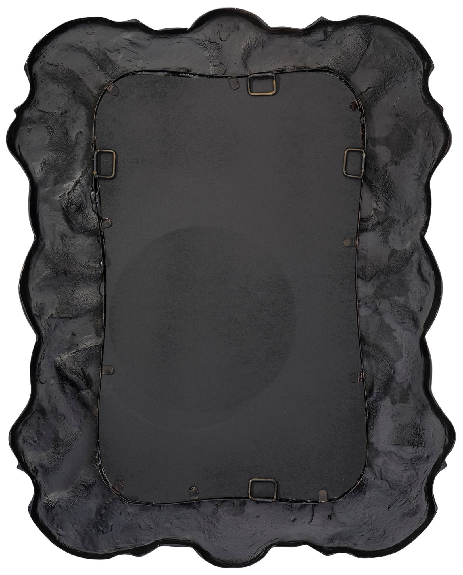 Image 5 Jamie Young Baroque Resin Wall Mirror, Black more views