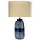 Jamie Young Batik 25" Indigo Blue Ceramic Table Lamp