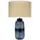 Jamie Young Batik 25" Indigo Blue Ceramic Table Lamp