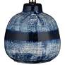 Jamie Young Batik 7 3/4" Indigo Blue Ceramic Accent Table Lamp