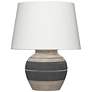 3_Jamie Young Bernard Beige and Gray Ceramic Accent Table Lamp