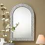 1_Jamie Young Beverly Mother of Pearl 36" x 24" Arch Wall Mirror
