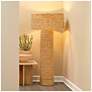 2_Jamie Young Big Island 2-Light Woven Floor Lamp more views