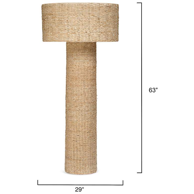 Image 3 Jamie Young Big Island 2-Light Woven Floor Lamp more views