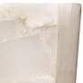 2_Jamie Young Borealis 14"H Alabaster Tall Hexagon Wall Sconce more views