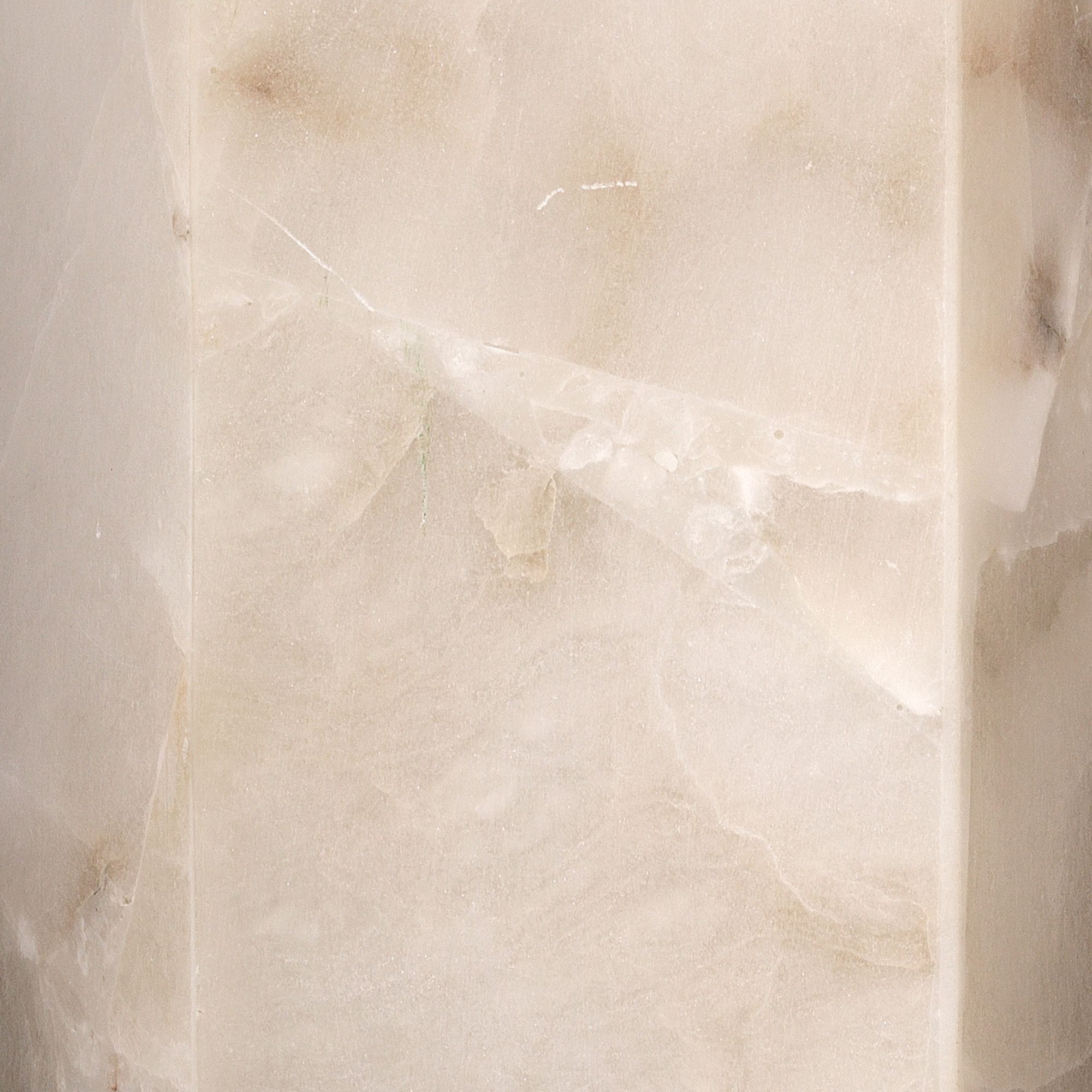 Image 4 Jamie Young Borealis 7" High Alabaster Hexagon Wall Sconce more views