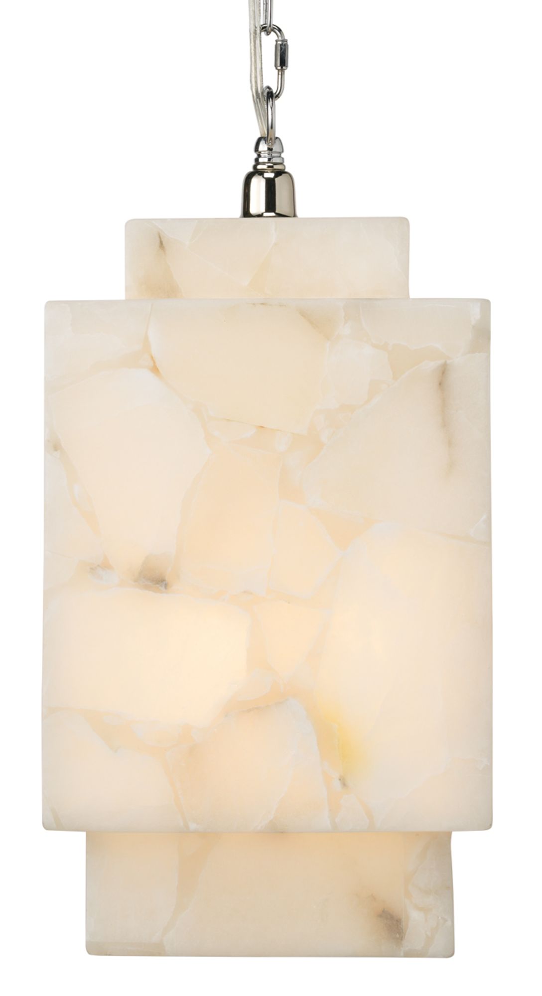 Image 7 Jamie Young Borealis 9" Wide Alabaster Cube Mini Pendant more views