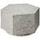 Jamie Young Brando Mother of Pearl Textured Hexagon Coffee Table