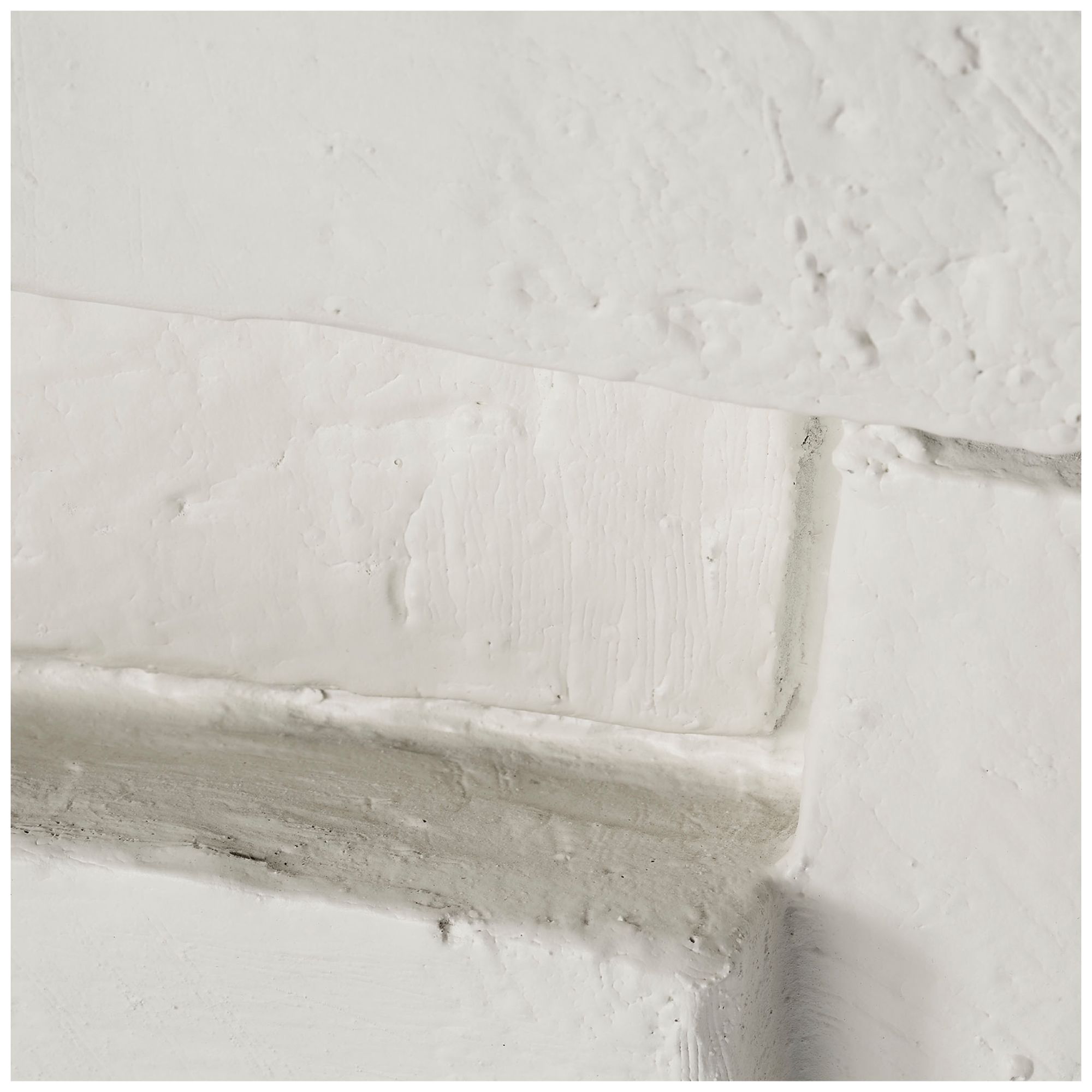 Image 4 Jamie Young Brick Fiber Glass Indoor/Outdoor Cream White Side Table more views