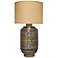 Jamie Young Caisson Extra Large Gun Metal Table Lamp
