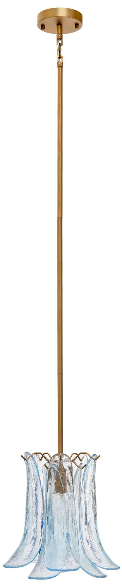 Image 7 Jamie Young Cala 1-Light Blown Glass Pendant, Blue more views