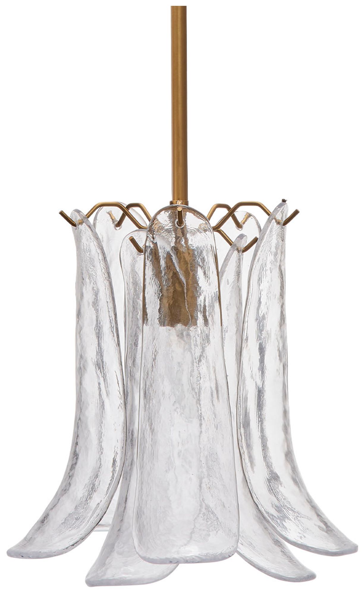 Image 2 Jamie Young Cala 1-Light Blown Glass Pendant, Clear