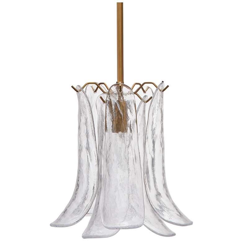 Image 2 Jamie Young Cala 1-Light Blown Glass Pendant, Clear