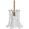 Jamie Young Cala 1-Light Blown Glass Pendant, Clear