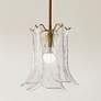 1_Jamie Young Cala 1-Light Blown Glass Pendant, Clear