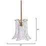 4_Jamie Young Cala 1-Light Blown Glass Pendant, Clear more views