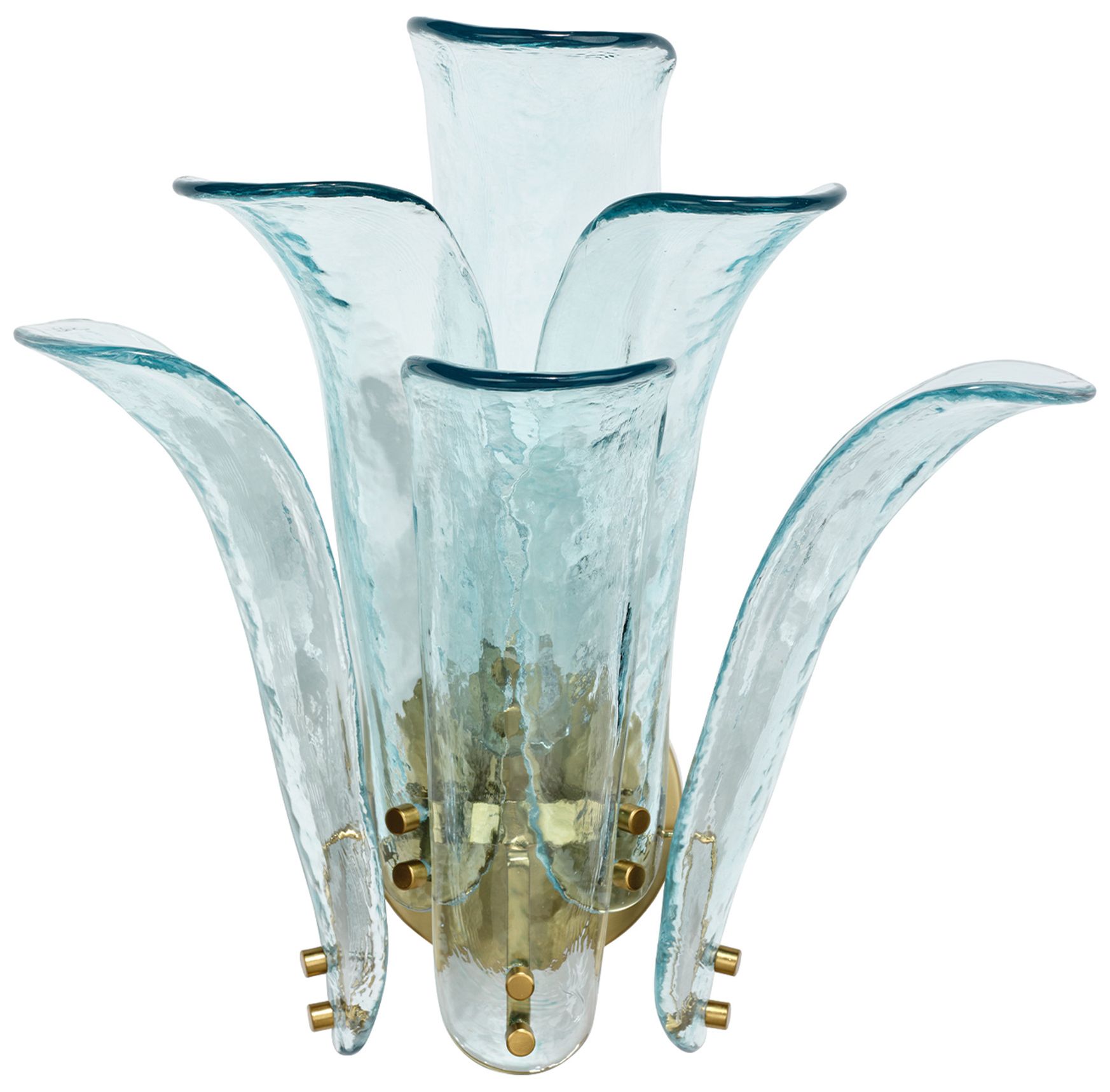 Jamie Young Cala 1-Light Sconce 15.5" in Blue