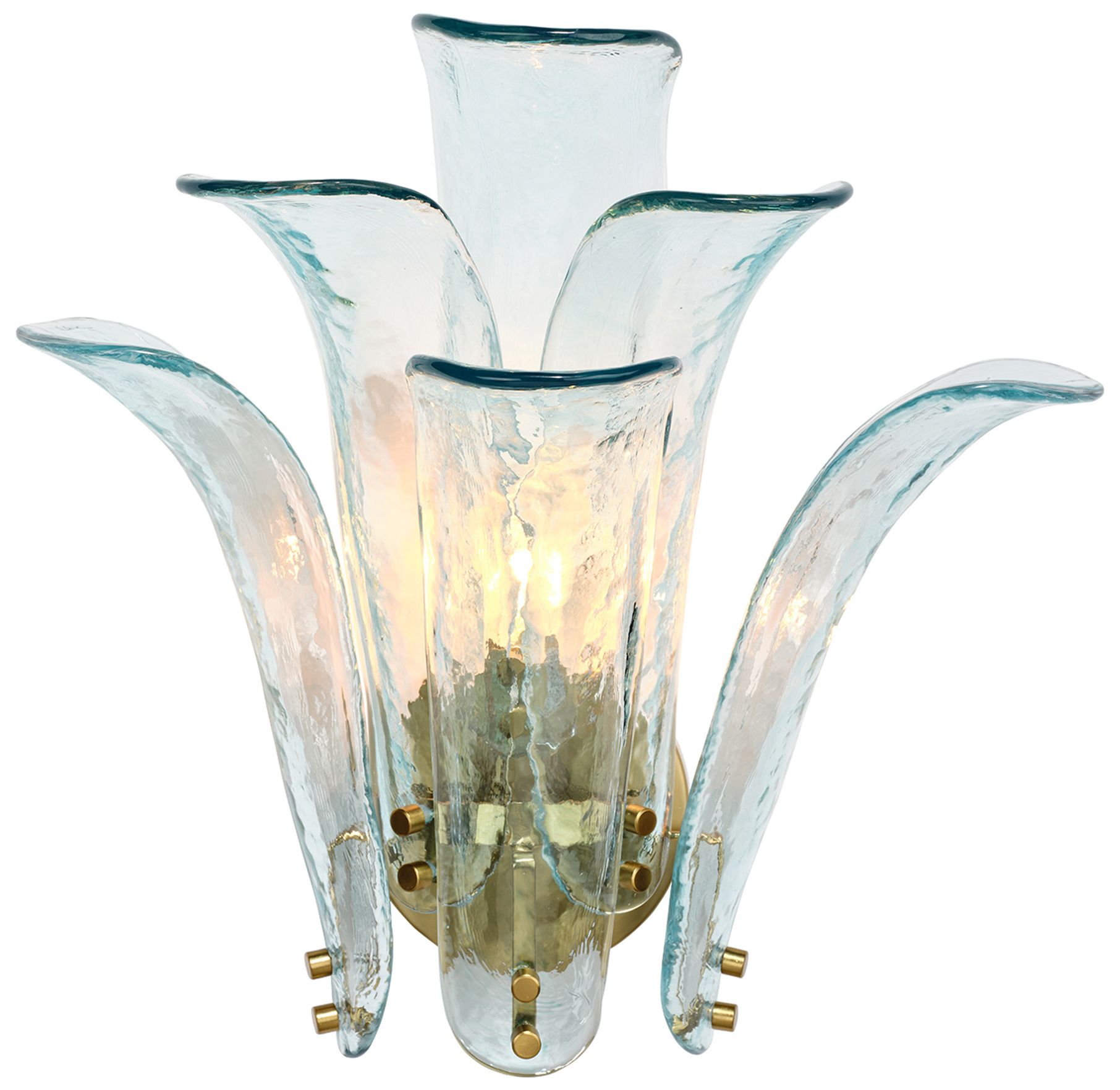 Image 5 Jamie Young Cala 1-Light Sconce 15.5" in Blue more views