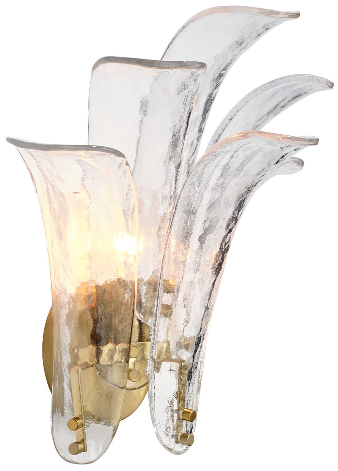 Image 7 Jamie Young Cala 1-Light Sconce 15.5" in Clear more views