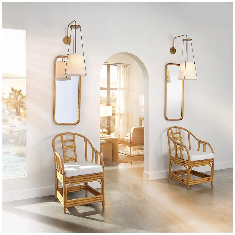 Image 6 Jamie Young California 1-Light Wall Sconce in Antique Brass more views