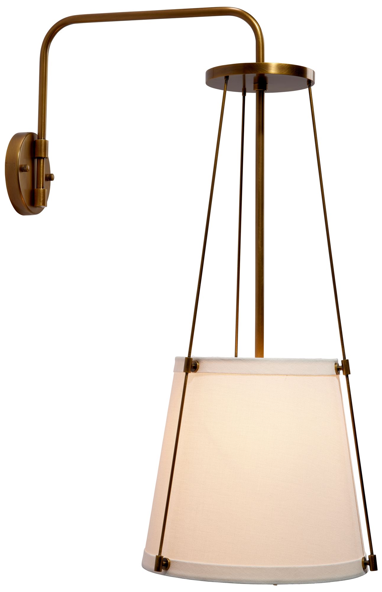 Jamie Young California 1-Light Wall Sconce in Antique Brass