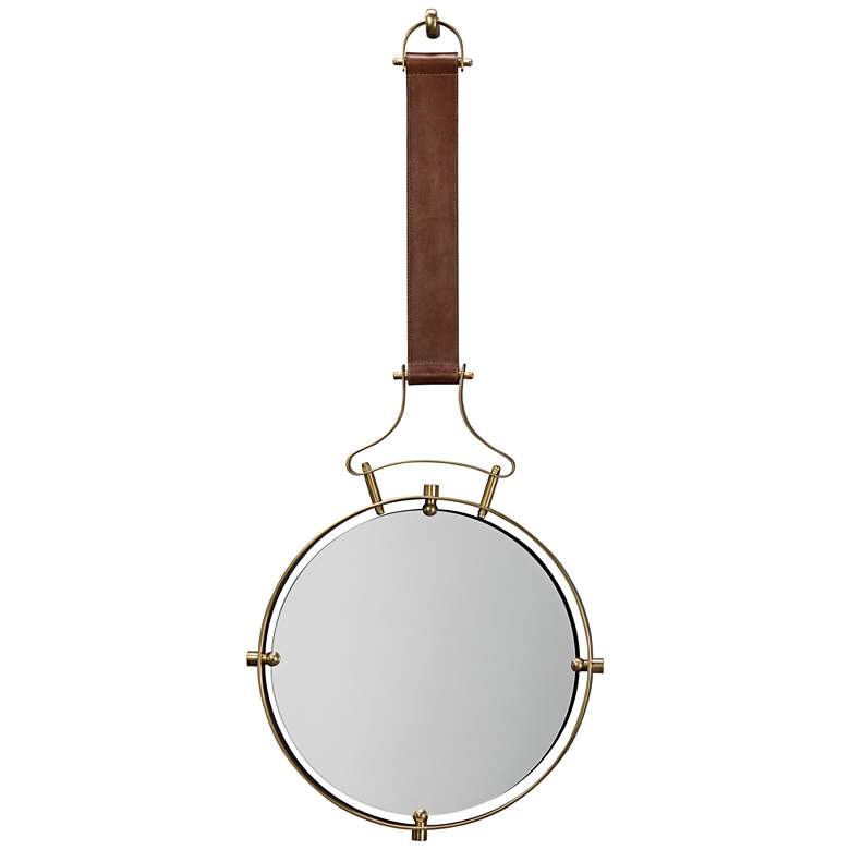 Image 1 Jamie Young Calumet Brass 17 1/2" x 40" Wall Mirror