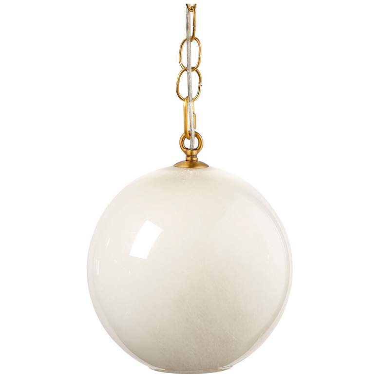 Image 1 Jamie Young Camber 1-Light Blown Glass Pendant, Taupe