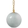 2_Jamie Young Camber 1-Light Glass Pendant, Blue