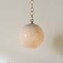 1_Jamie Young Camber 1-Light Glass Pendant, Blue