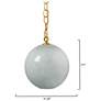 3_Jamie Young Camber 1-Light Glass Pendant, Blue more views