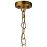 5_Jamie Young Camber 1-Light Glass Pendant, Blue more views