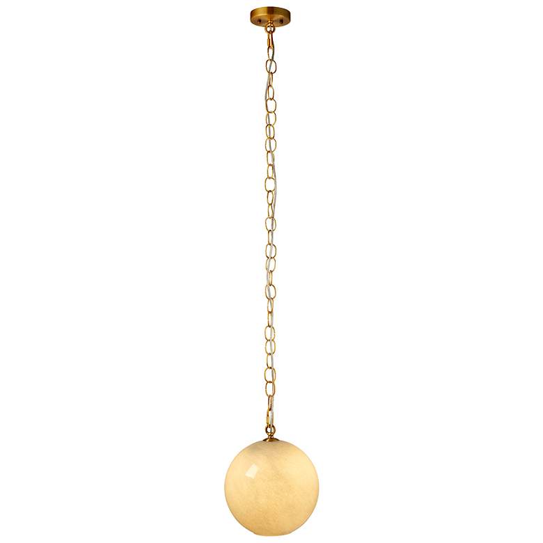 Image 6 Jamie Young Camber 1-Light Glass Pendant, Blue more views