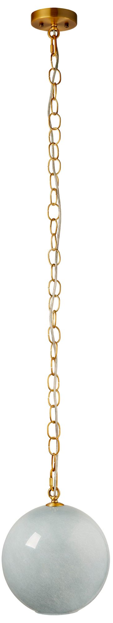 Image 7 Jamie Young Camber 1-Light Glass Pendant, Blue more views