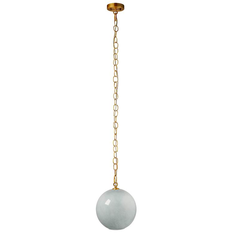 Image 7 Jamie Young Camber 1-Light Glass Pendant, Blue more views