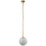 7_Jamie Young Camber 1-Light Glass Pendant, Blue more views