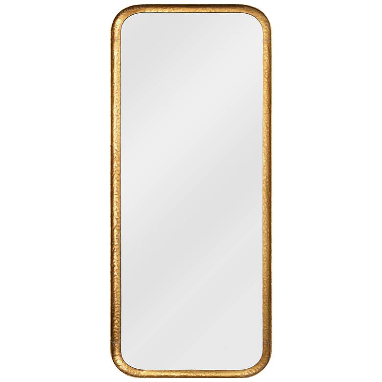 Image 1 Jamie Young Capital Gold Leaf 15 3/4" x 39 1/2" Wall Mirror