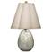 Jamie Young Capsule Mother of Pearl Table Lamp with Linen Shade