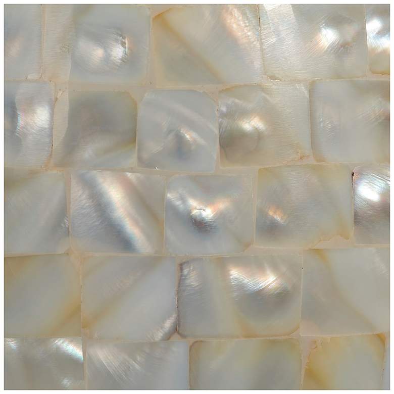 Image 4 Jamie Young Capsule Mother of Pearl Table Lamp with Linen Shade more views