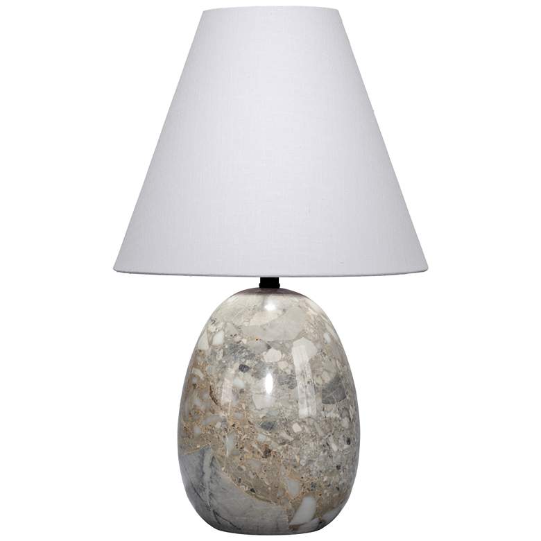 Image 2 Jamie Young Capsule Travertine Table Lamp with Linen Shade