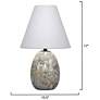 3_Jamie Young Capsule Travertine Table Lamp with Linen Shade more views