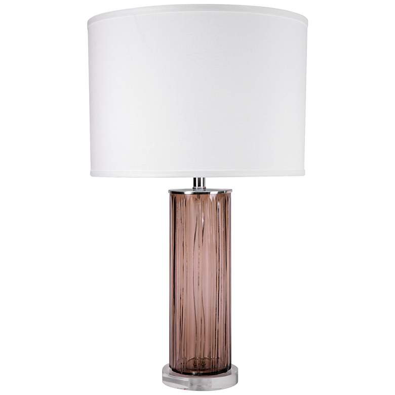Image 1 Jamie Young Casino Taupe Glass Table Lamp