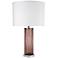 Jamie Young Casino Taupe Glass Table Lamp