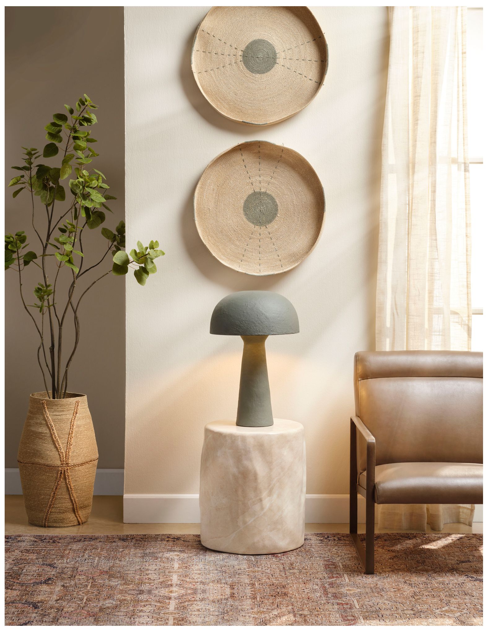 Image 3 Jamie Young Cedar Side Table 20" in Cream more views