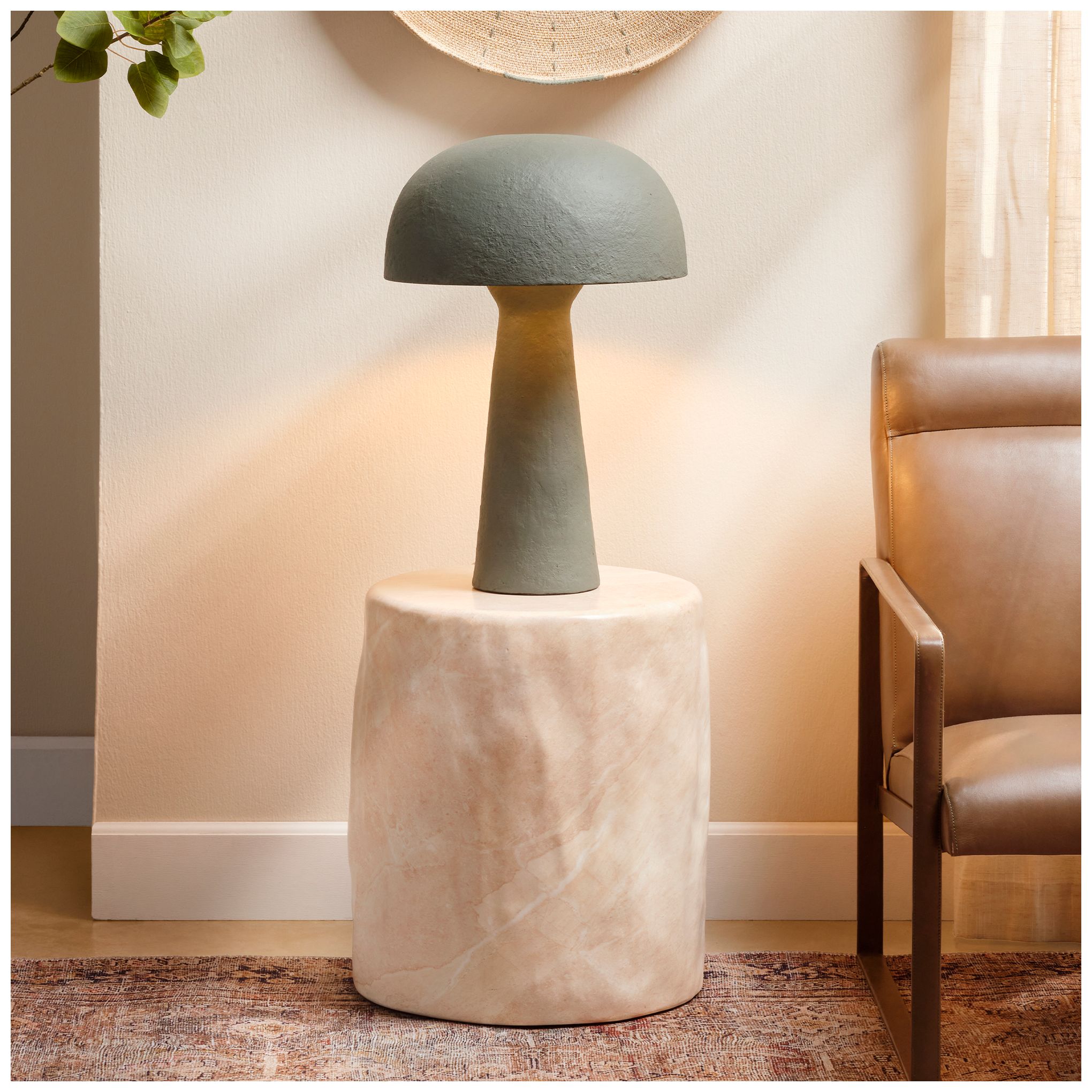Image 5 Jamie Young Cedar Side Table 20" in Cream more views
